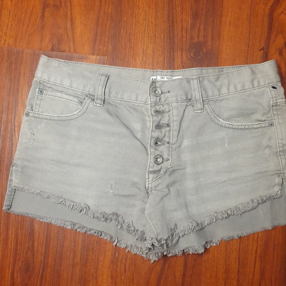 Free People gray shorts women  sz 25